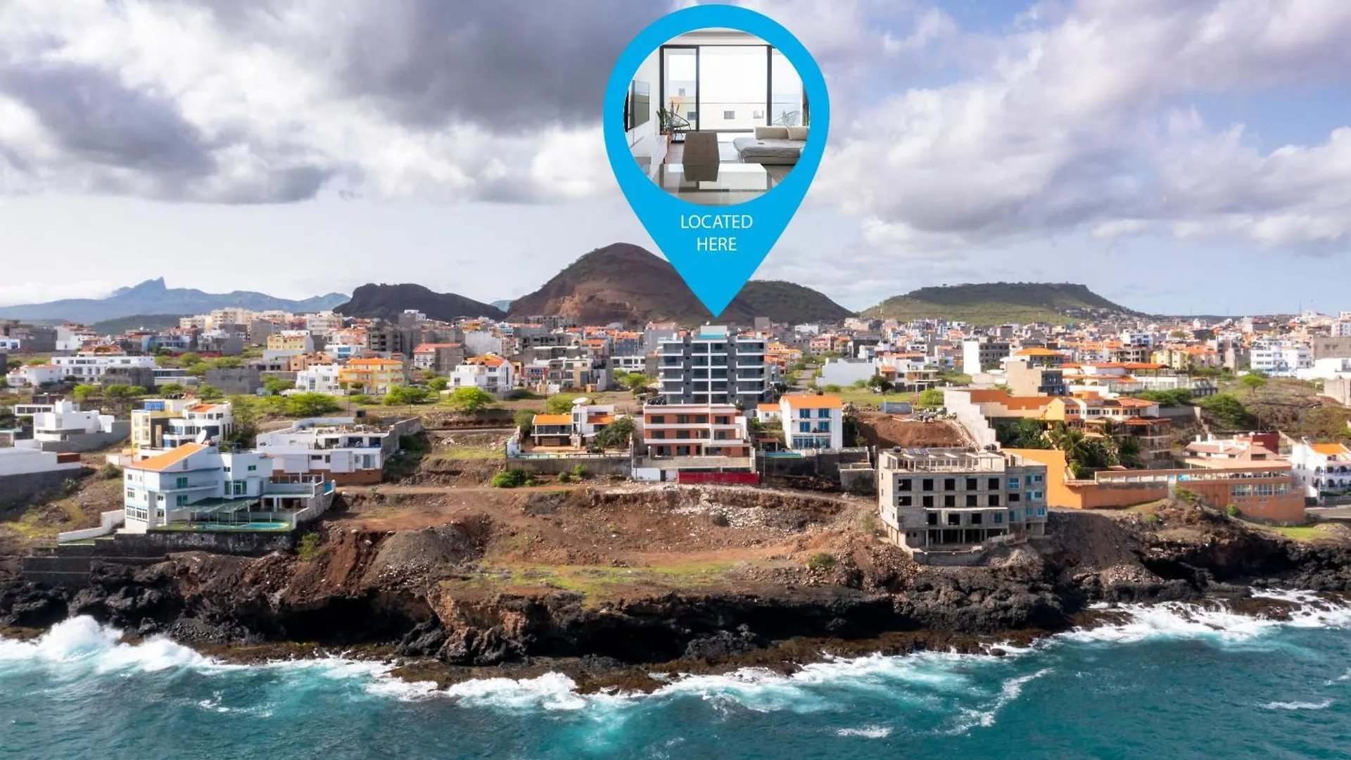 Lux 3-Br: Panoramic Sea View & Rooftop Pool Praia Apartman